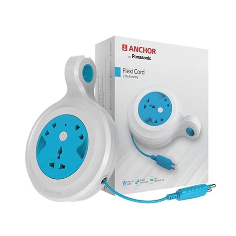 Anchor by Panasonic Diamond 6A 2 Pin Flex Box with Indicator & Handle ...