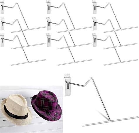 Amazon.com: Zonon 10 Pack Slatwall Hat Holder Western Cowboy Hat ...