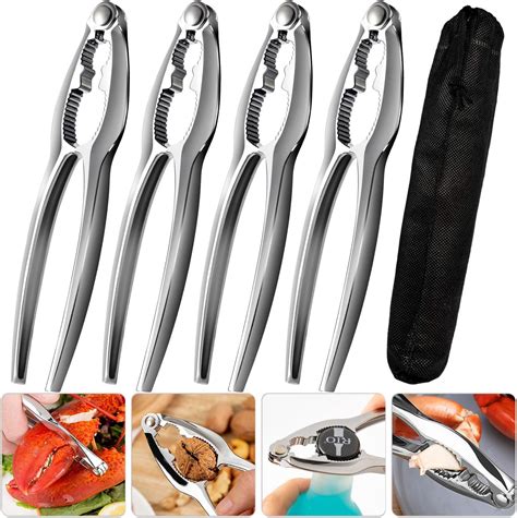 Amazon.com: Crab Leg Crackers Tools, Crab Claw Cracker, Stainless Steel ...