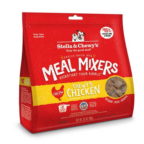 Stella & Chewys Chicken Freeze Dried Raw Dog Meal Mixers - OK Feed & Pet Supply