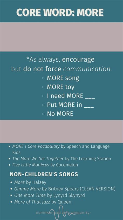 More Core Word Song 的图像结果