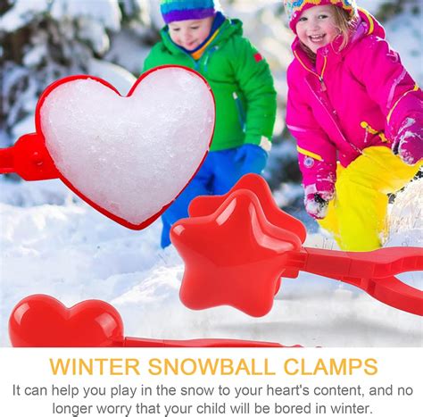 Buy VANZACK Snowball Maker Clip, Snowball Maker Playing Snowball Molds ...