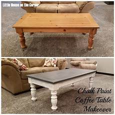 Painted Coffee Table by House On The Corner Chalk Paint Coffee Table Makeover Painted Coffee Table