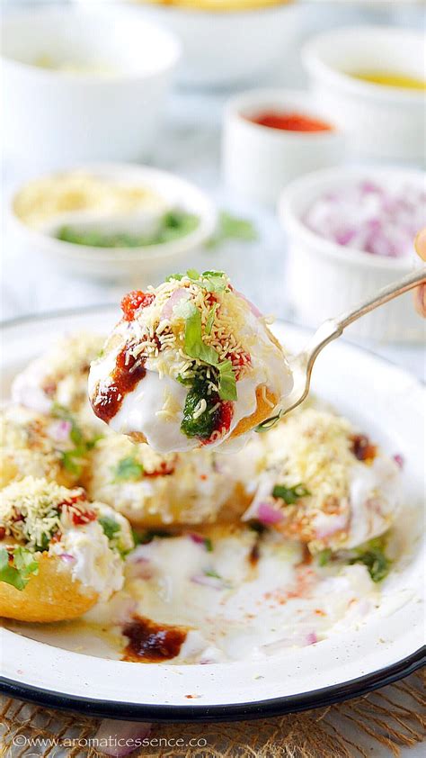 Dahi Puri Recipe | How To Make Dahi Puri - Aromatic Essence