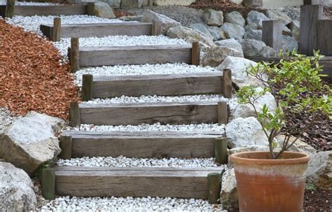 Image result for How to Build Timber Steps