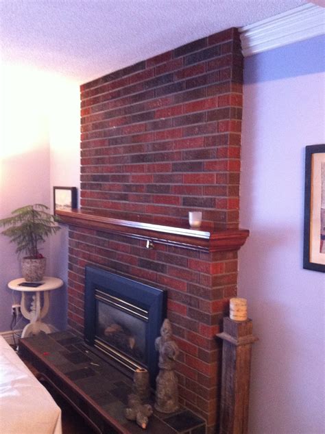 Painting A Brick Fireplace