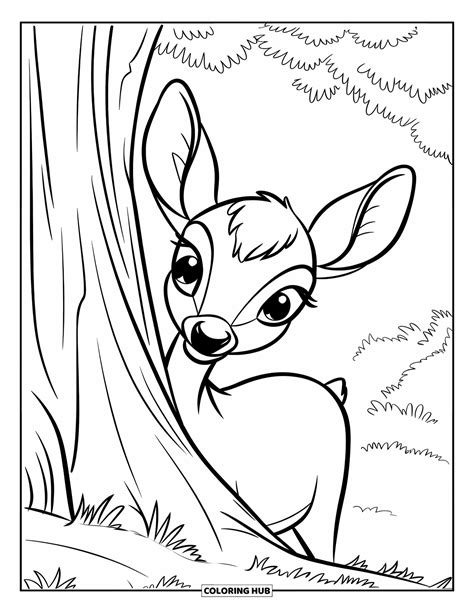 120+ Deer Coloring Pages for Kids & Adults (Free Printable PDFs)