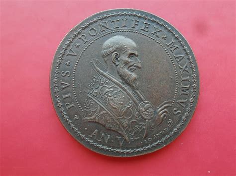 Vatican Pius V Medal - 1571
