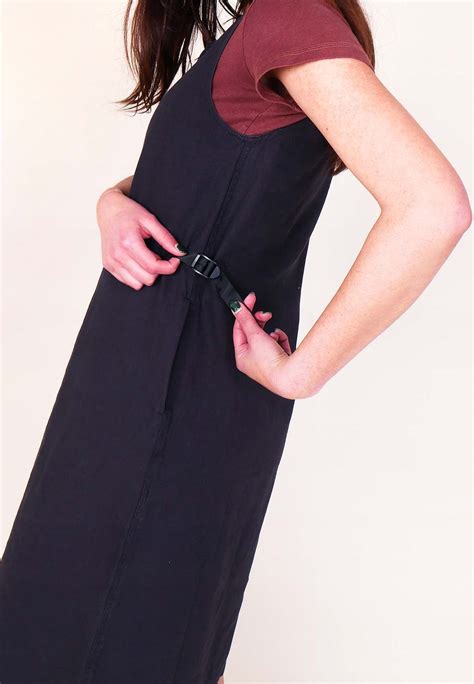 Gramicci Canvas Mid-Length Dress - Dusty Black | Garmentory