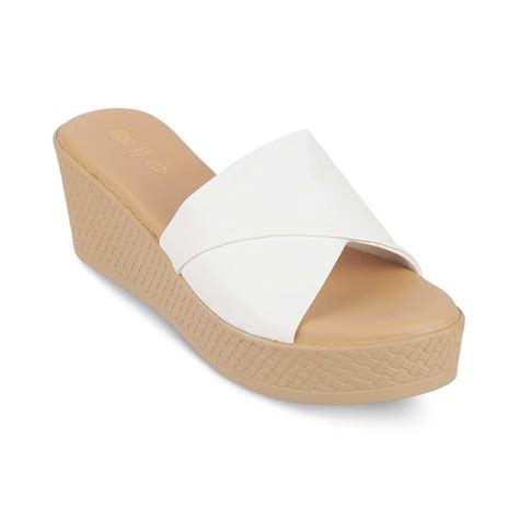 Buy White Women's Wedges - The Sedge White | Tresmode