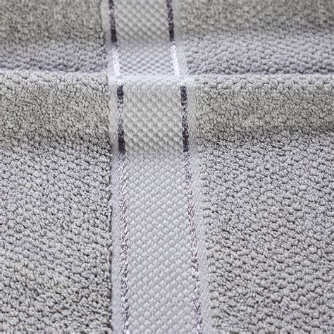 Senses Textured Rice Weave 6 Piece Towel Set - Grey – Senses by Riba