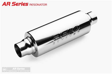 Aero Exhaust Resonator - ar20 AR Series - 2" Inside Diameter Necks
