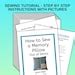 Image result for Memory Shirt Tutorials