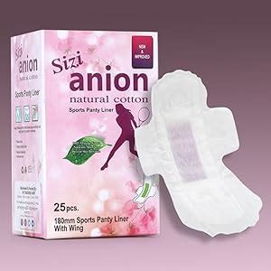 Buy Sizi Organic Cotton Ultra Thin Sports Panty liners for Periods ...