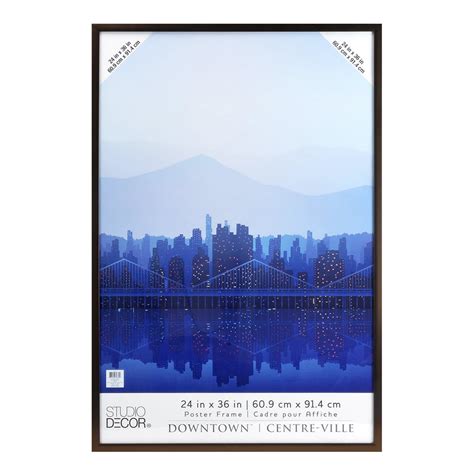 24” x 36” Plastic Poster Frame by Studio Décor - Includes Pre-attached ...