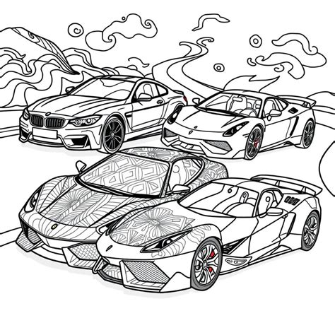 Super Car Coloring Pages [2025]