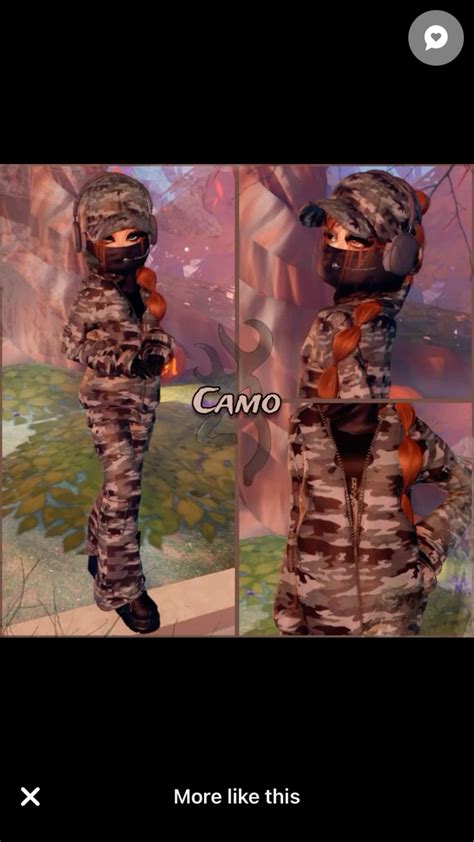 camouflage dti | Dress to impress, Themed outfits, Camouflage
