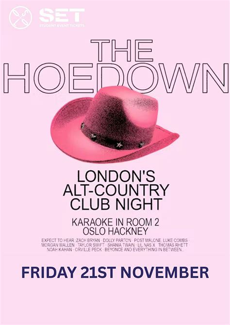 THE HOEDOWN: Alt Country Music Night @ OSLO Hackney - Fri 21st Nov ...