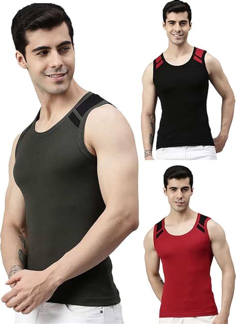 Amazon.in: Cotton - Men's Sports Tank Tops / Men's Sports T-Shirts ...