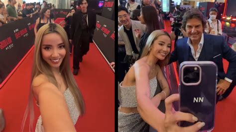 Naomi Neo meets Tom Cruise at the Red Carpet, but netizen confused ...