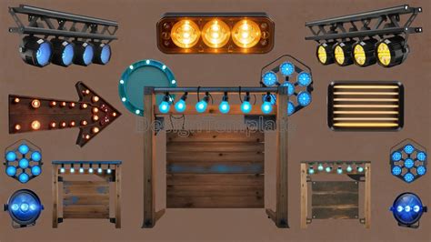 Masquerade Event 3D Poster Elements Pack | Images