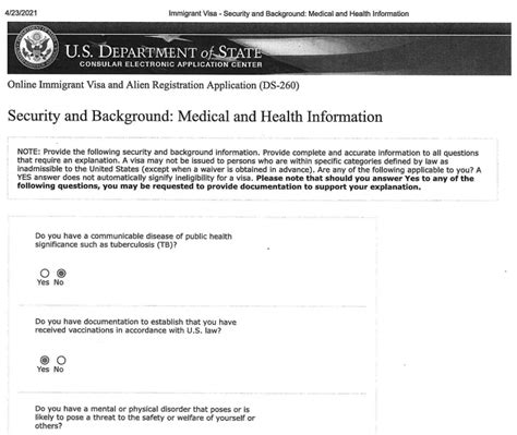 Image result for DS-260 Confirmation Form