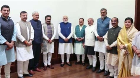 Is BJP looking new face for CM posts? 10 BJP MPs elected in state polls ...