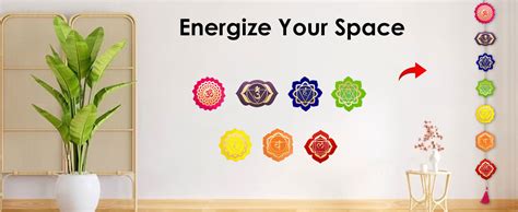Buy SOLOBOLO Engineered Wood Seven Chakra Wall Hanging Decor,Perfect ...