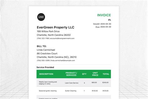 Free Property Maintenance Invoice Template | Download Now