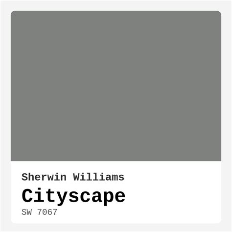 Cityscape SW 7067 by Sherwin Williams | Paint Reviews, Hues & Finishes ...
