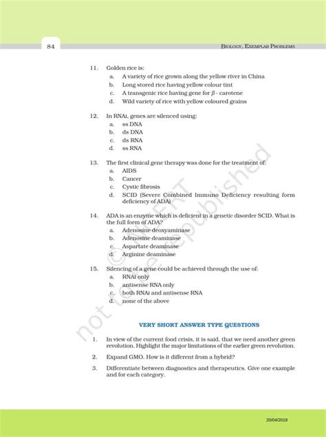 Biotechnology Class 12 Book 的图像结果