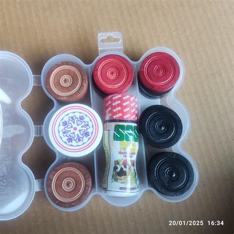 ATCUSA Carrom Board Wooden Coins | Set of 20 Coins 1 India | Ubuy