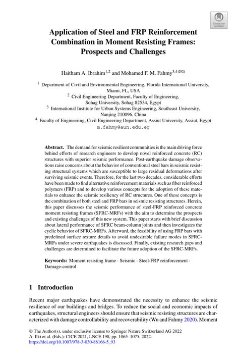 Image result for Structural FRP Moment Frame