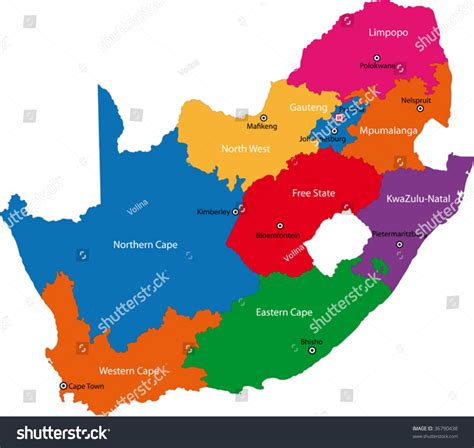 South African Religion Map