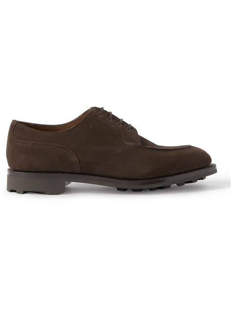 Edward Green - Dover Suede Derby Shoes - Brown Edward Green