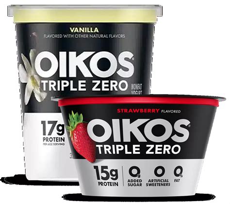 Plain Oikos Triple Zero High Protein Nonfat Greek Yogurt 32oz