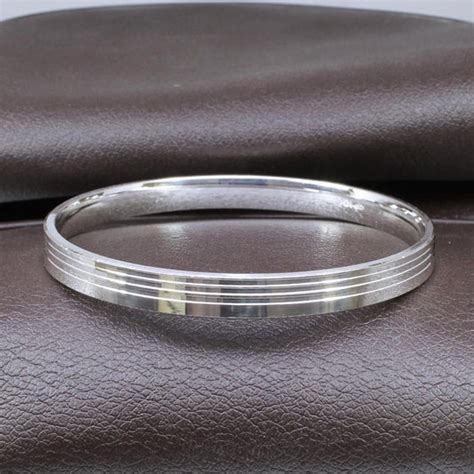 Trending Silver Kada for Men| Chandi ka Kada| Buy Men's Silver Bangle ...