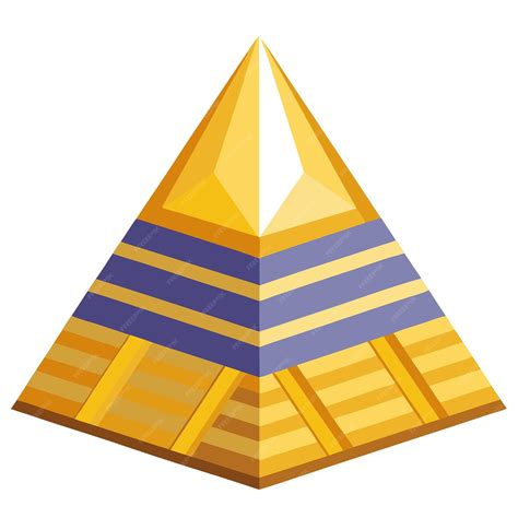 Egyptian pyramid clipart vector art and illustration | Premium AI ...