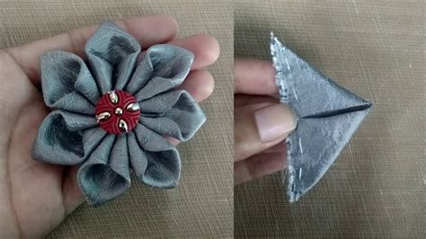Image result for Cloth Flower Tutorial