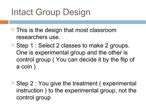 Experimental design | PPT