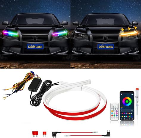 Custom Car Led Running Lights Exterior Car LED Strip Lights Flexible