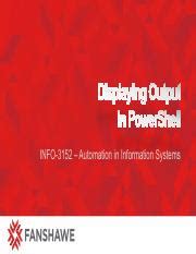 Image result for Get Information of PowerShell Output