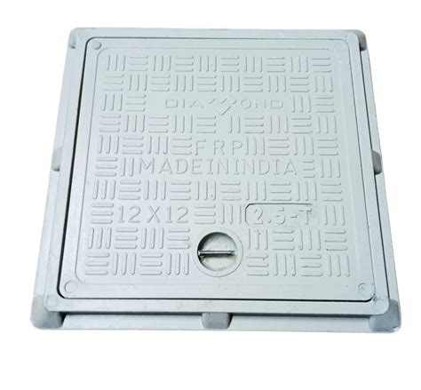 Urja Enterprise Reinforced (FRP) 2.5 Tons Capacity Manhole Cover ...