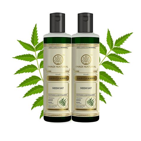 Buy Khadi Natural Neem Sat Hair Shampoo for Thick & Strong Hair ...