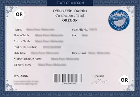 Oregon (OR) Birth Certificate Online - US Birth Certificates