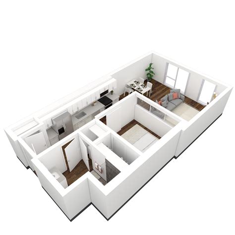 Auberge Floor Plan | 6th and Main Apartments | Salt Lake City, UT