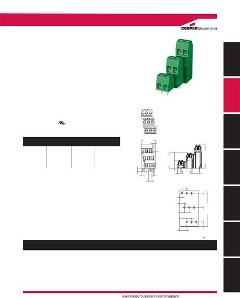 Terminal Blocks Catalog Datasheet by Eaton - Electronics Division ...