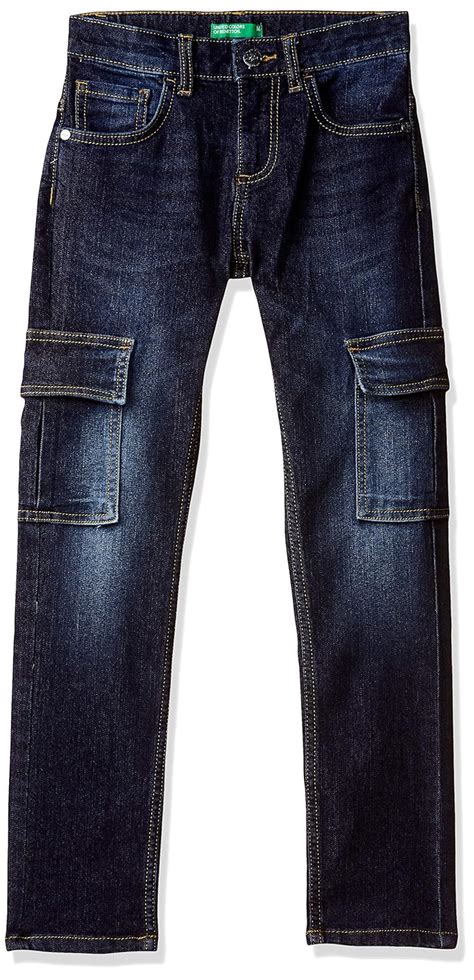Buy United Colors of Benetton Boy's Regular fit Jeans (19P4DENC0511I ...