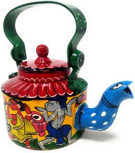 Trend Hub 9 Colourful Kettle|Printed Aluminium Tea ketli |Hand Painted ...