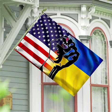 Buy Medcursor Flags I Stand With Ukraine 3X5 Ft Flag, Blue Yellow ...